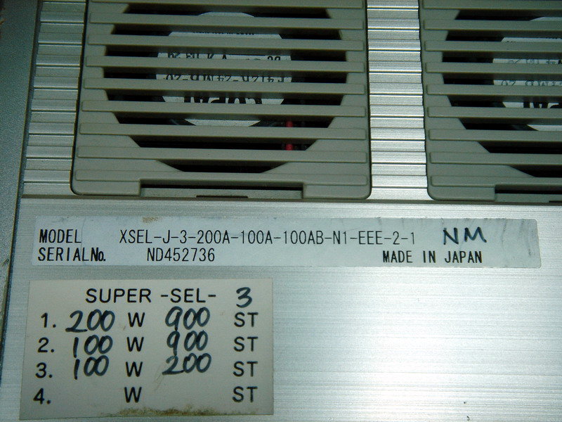 IAI X-SEL CONTROLLER XSEL-J-3-200A-100A-100AB-N1-EEE-2-1 - PLC DCS SERVO  Control MOTOR POWER SUPPLY IPC ROBOT